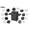 Grill gazowy Enders Monroe PRO 4 SIK Turbo Shadow Series (838533) - Doskonała jakość i zaawansowana technologia